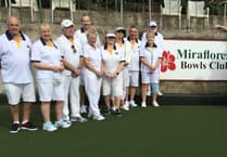 Minehead bowlers play four matches on tour 