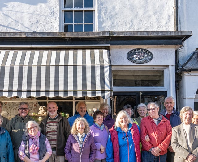 Volunteers celebrate successful first year running village shop