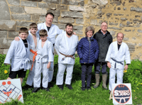 Judo club daffodils brighten historic site