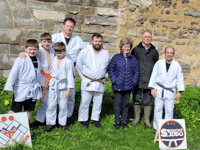 Judo club daffodils brighten historic site