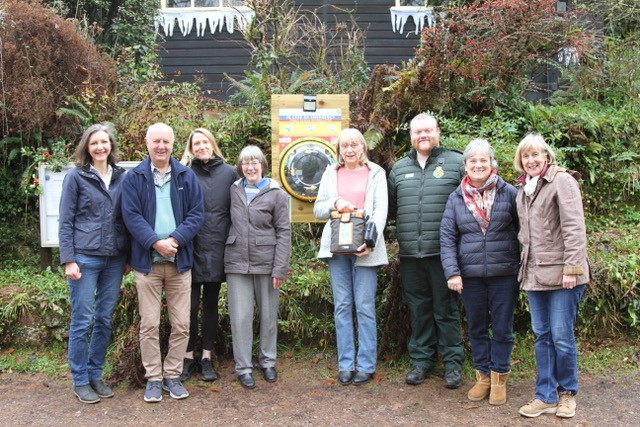 The Combe Florey Defibrillator Group with Jonathan Warren, Assistant Community Responder Officer at the South Western Ambulance Service NHS Foundation Trust.