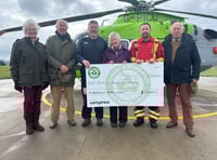 Exmoor man's legacies help helicopter medics and lifeboat charity