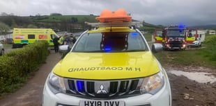 Holidaymaker stuck in mud with tide turning