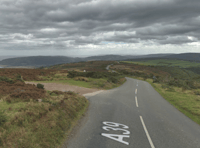 Man killed in A39 motorcycle crash