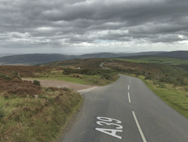 Man killed in A39 motorcycle crash
