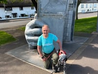 Widower and loyal dog take in Exmoor as part of 3,000-mile walk