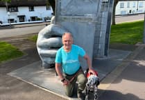 Widower and loyal dog take in Exmoor as part of 3,000-mile walk