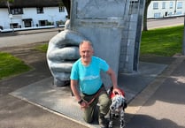 Widower and loyal dog take in Exmoor as part of 3,000-mile walk