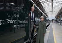Sir Ranulph Fiennes in Great Western Railways tribute to polar explorer Capt Scott