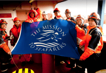Villagers knitting woolly hats for seafarers charity
