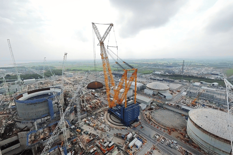 The Hinkley Point C construction site.