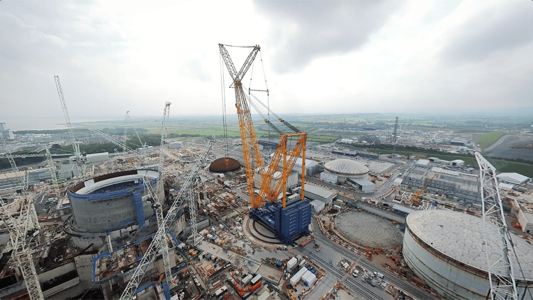 The Hinkley Point C construction site.