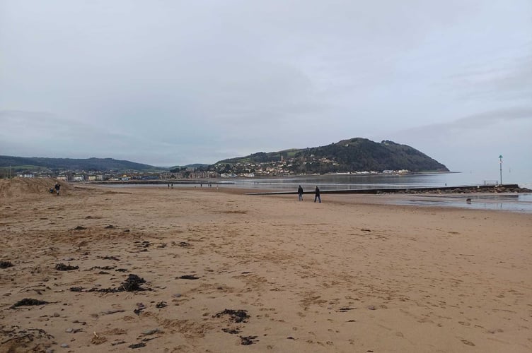 View of Minehead from the beach on Warren Road (Daniel Mumby)