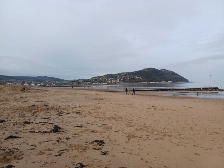 View of Minehead from the beach on Warren Road (Daniel Mumby)