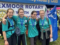Court Fields raise over £200 in 17 mile Exmoor Challenge
