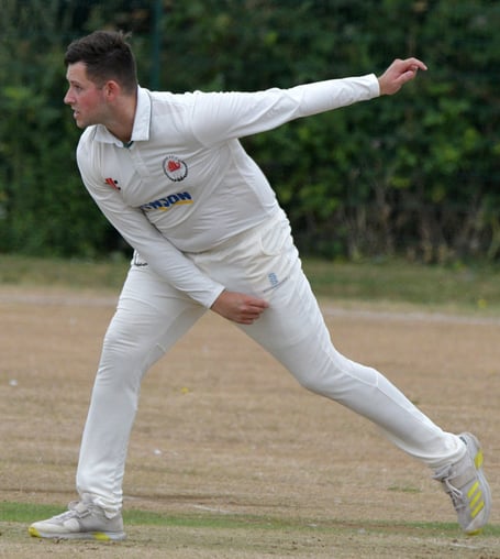 Stuart Tudball - opened Minehead's bowling attack