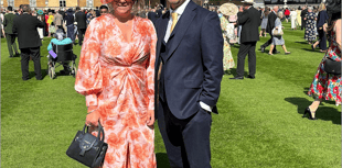 Hill farm support group officers attend Royal Garden Party