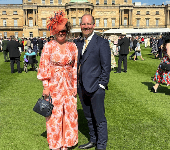 Hill farm support group officers attend Royal Garden Party