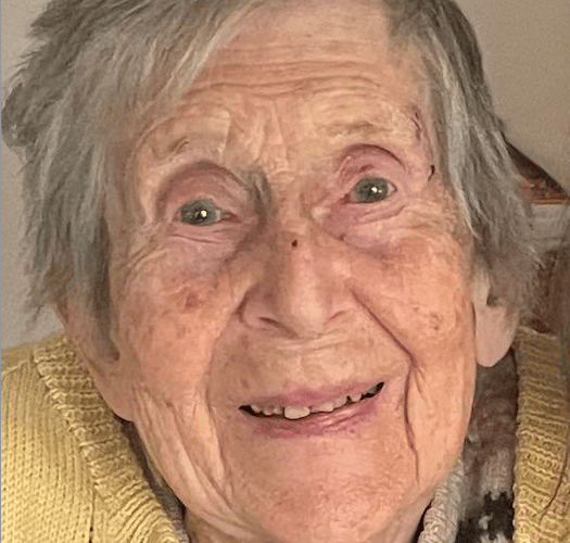 Philippa Gerry, of Minehead, who died last week.