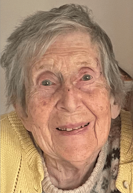 Philippa Gerry, of Minehead, who died last week.