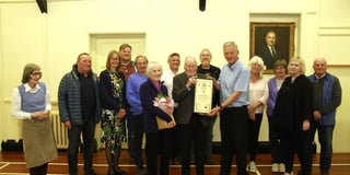 Parish freedom awarded to long-serving councillor