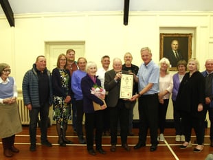 Parish freedom awarded to long-serving councillor