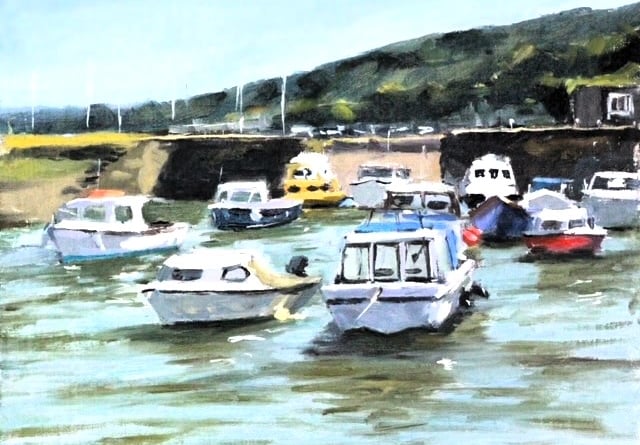 Porlock Weir by Robert Blackborowr