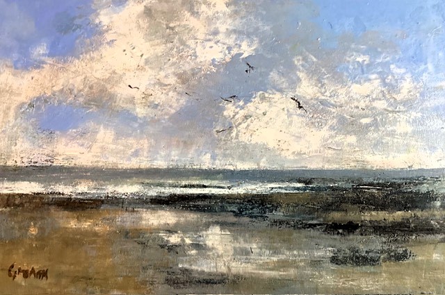 Coastal landscape by Jenny Graham 