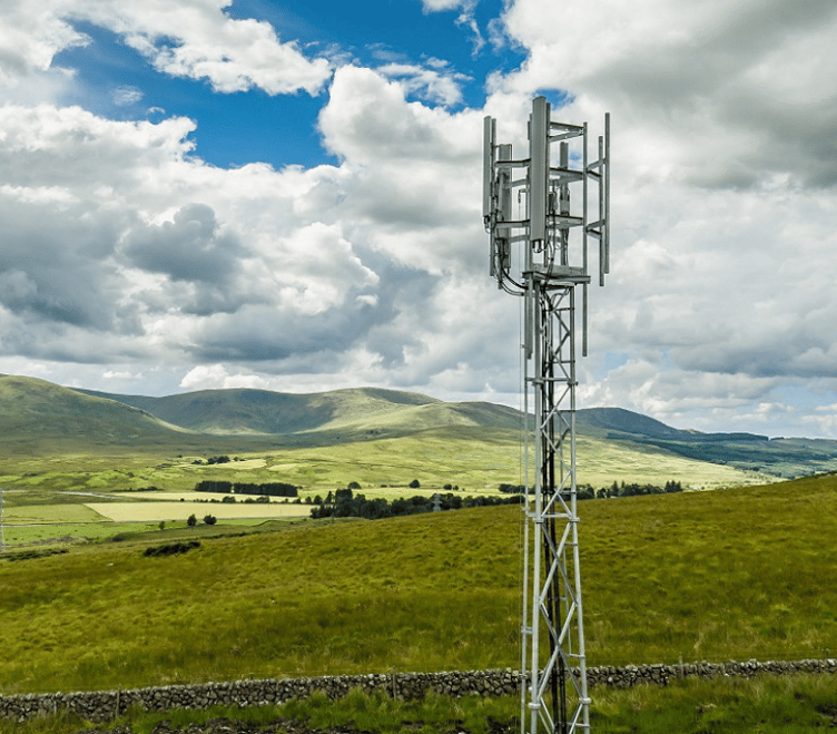 A mobile phone mast similar to this one has been rejected in a remote Exmoor area near Simonsbath.