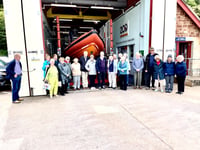 Visitor boom for refurbished lifeboat station