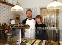 Villagers go crazy for cake at new shop opening