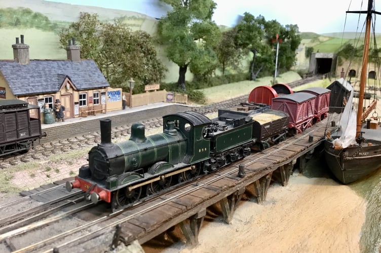 A Lananta Quay layout will be one of the model railways on view at Saturday's Exmoor Rail Model Railway show in Minehead.