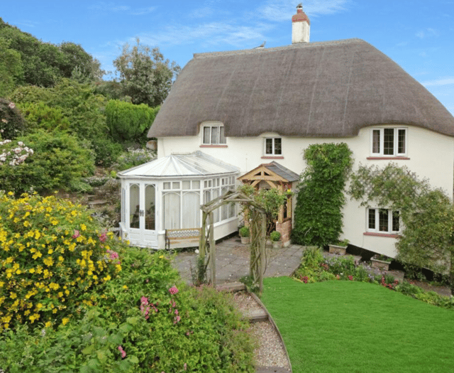 Look inside thatched former village post office for sale in Exmoor