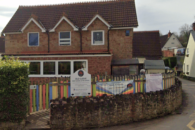 Old Cleeve School, Washford, where parents and friends are raising £20,000 for a school minibus.