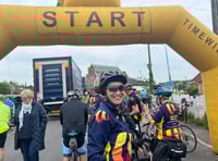 Almost £50,000 raised for air ambulance in cycle challenge