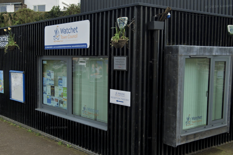 Watchet Town Council's Harbour Road offices. 