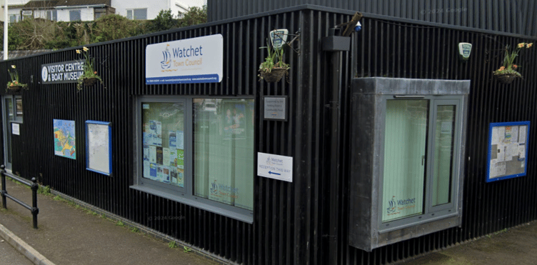 Watchet Town Council's Harbour Road offices.