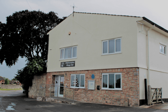 Otterhampton Village Hall, in Combwich.