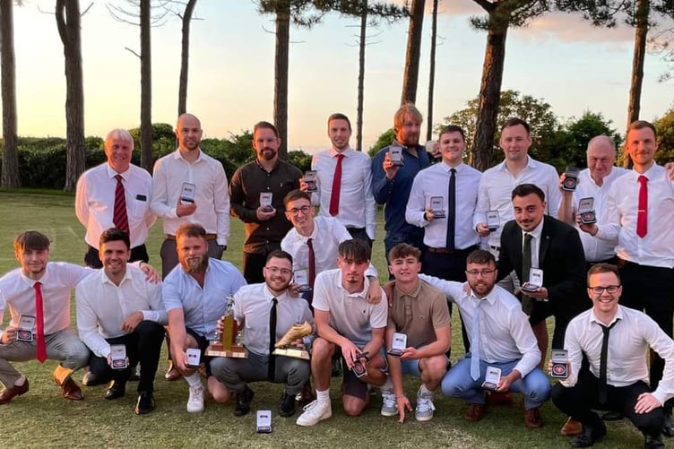 Watchet Town's winning line-up