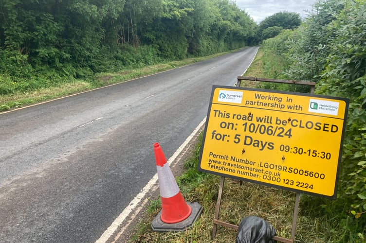 The B3224 near Withiel Florey within Exmoor National Parkm (Daniel Mumby)