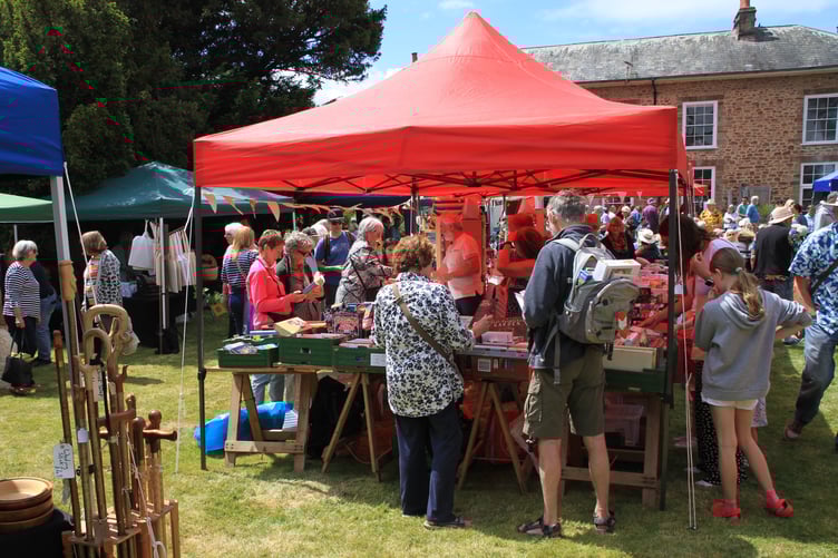 Sampford Brett annual village fete was bustling on Saturday.