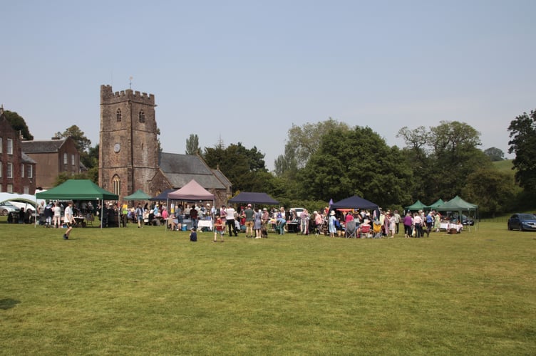 Nettlecombe's Church of St Mary the Virgin provided a backdrop to the annual fete on Saturday.