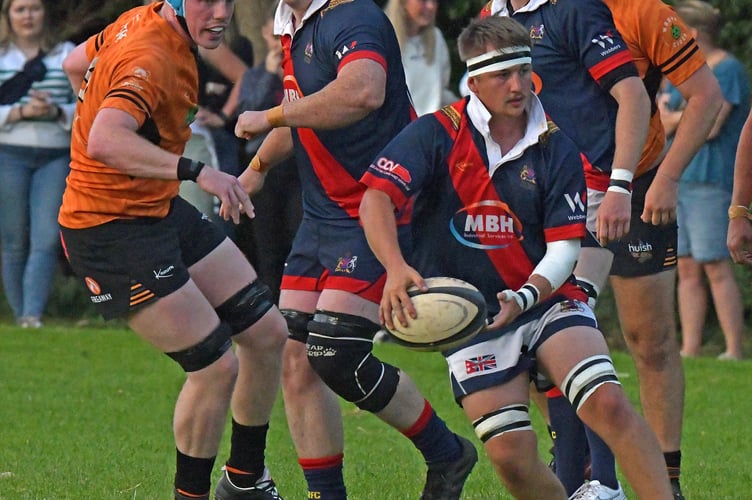 Rugby action at Wiveliscombe last season