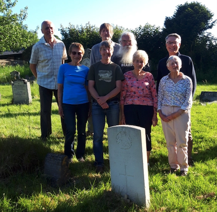 Timberscombe bellringing who rang the church bells at 6.30 pm on June 6 to commemorate the 80th anniversary of the D-Day landings (left to right) Martin Booth, Elisabeth Powls, Kate Hart, Alan Hines, Allan Sutton, Gwynnie Poole, Pauline Bennett, and Mike Boys.