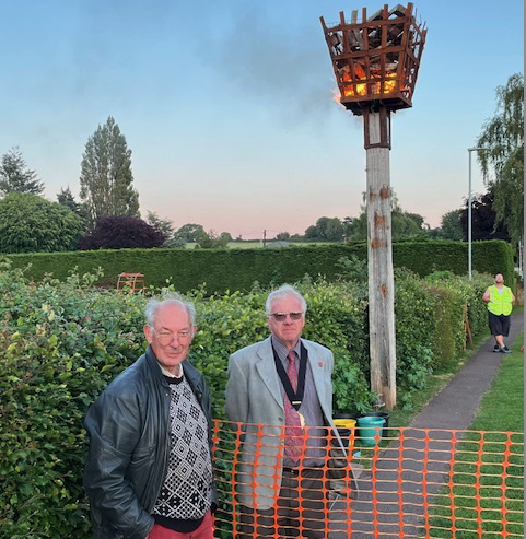 Williton was among communities where D-Day 80th anniversary beacons were lit.