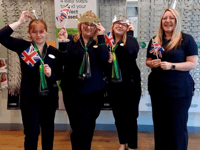 Minehead Specsavers celebrates King Charles’ birthday