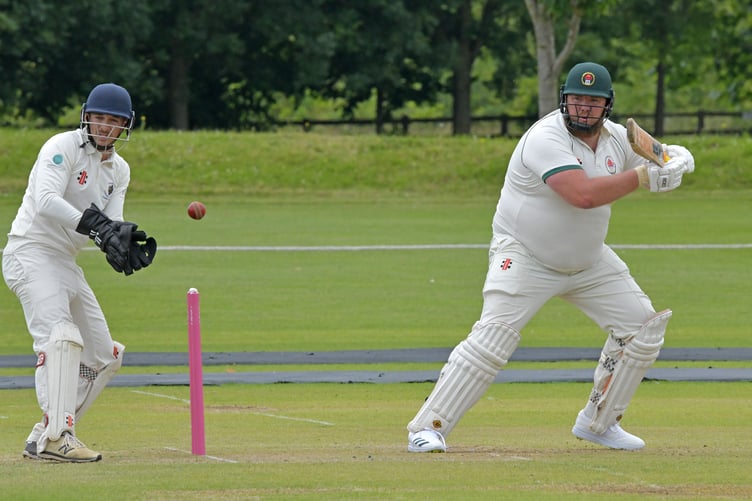 Minehead's Ian Buchanan in action at Taunton last weekend
