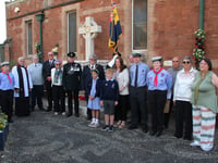Service marks town's war memorial 10th anniversary