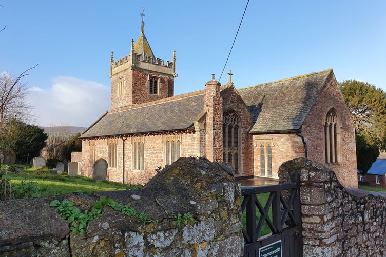 St Petrock's Church, Timberscombe, will benefit from the village's annual Bougham Bash.