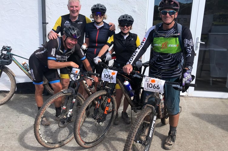 Minehead Cycling Club members at the weekend